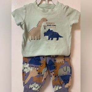 Carter’s 2 piece dino set 9 months